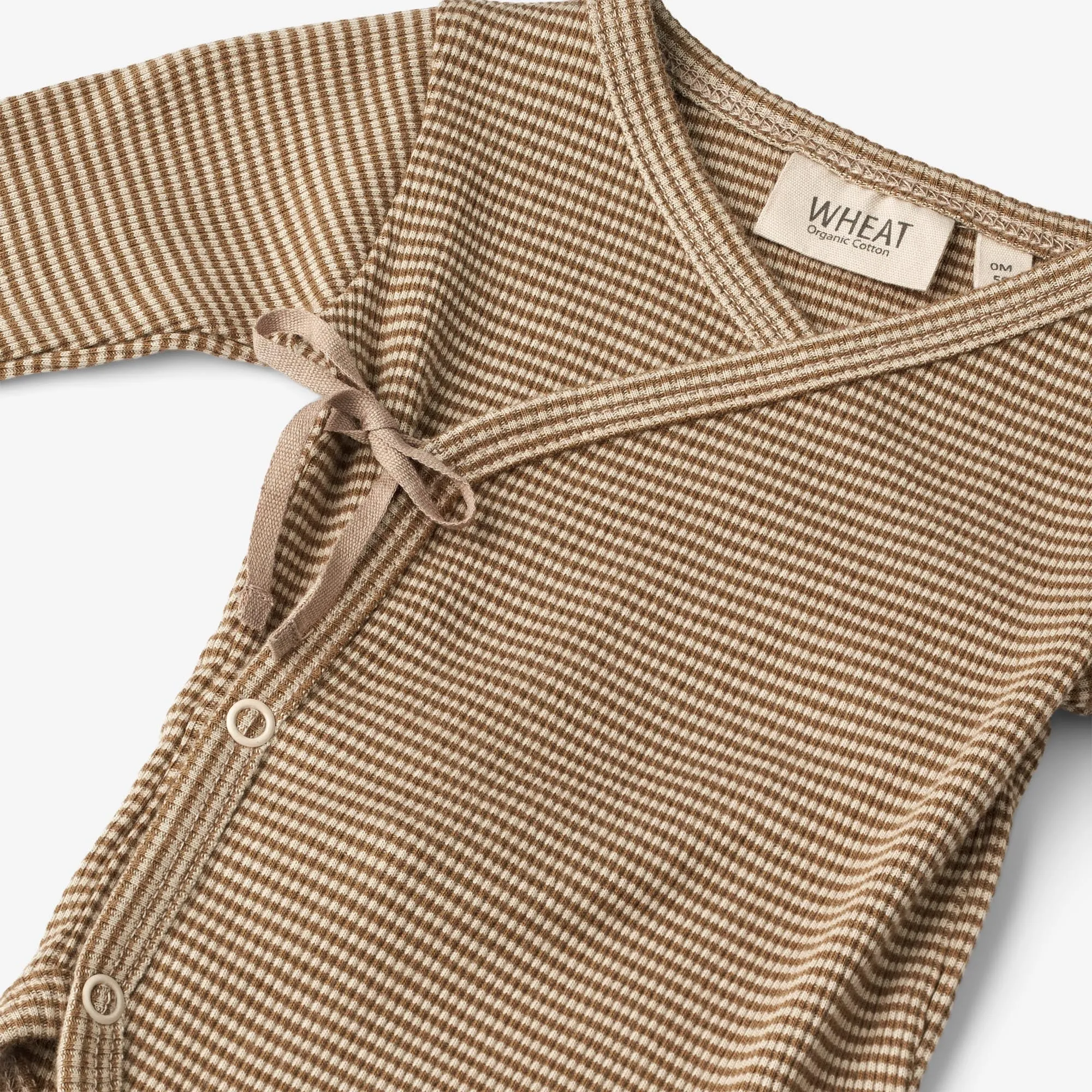 Body Wraparound Chia | Baby - beige rib stripe