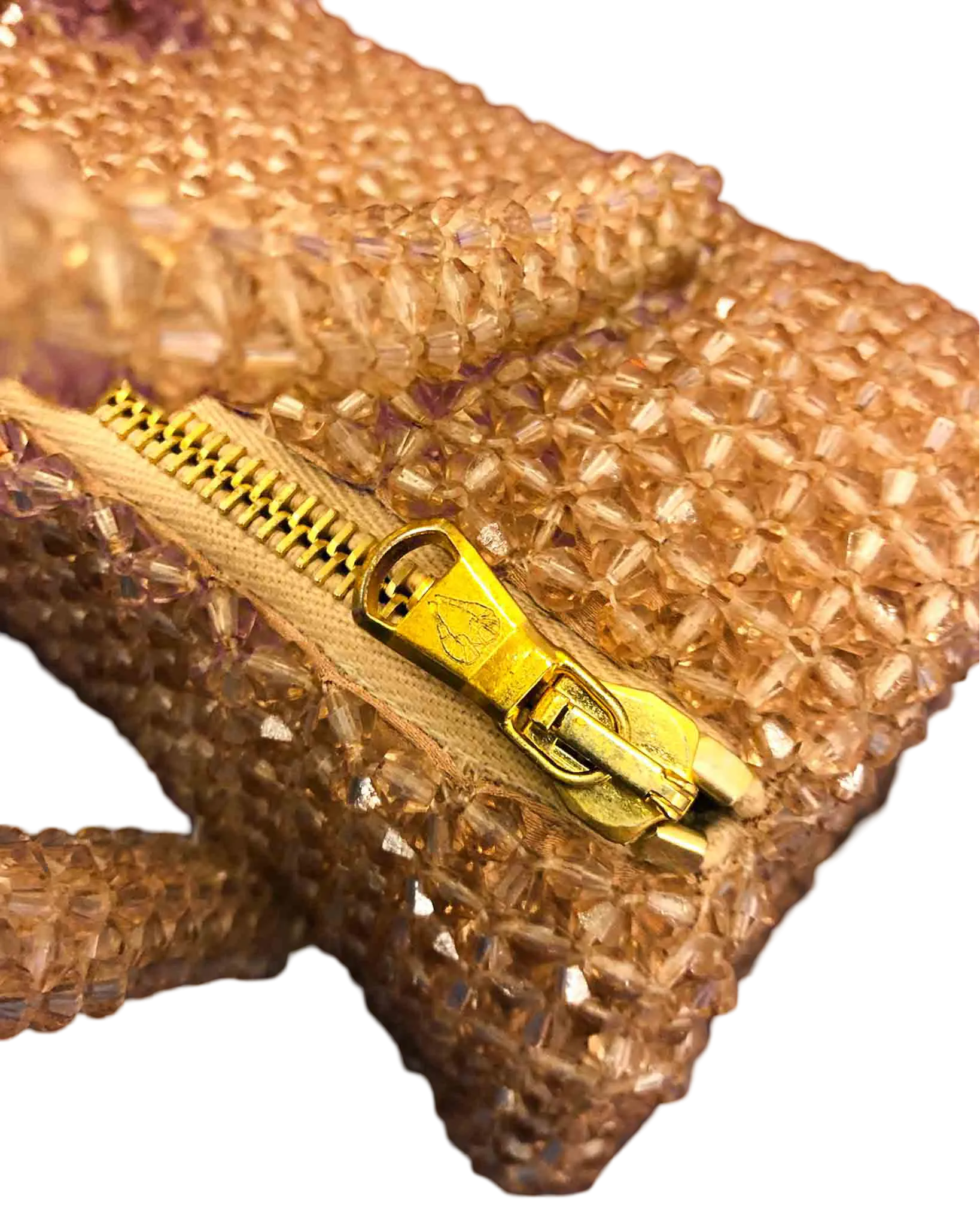 Shrimps Glass Bead Bag