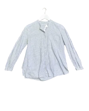 Size 1 (8) | Lee Mathews Collarless Button Down Shirt