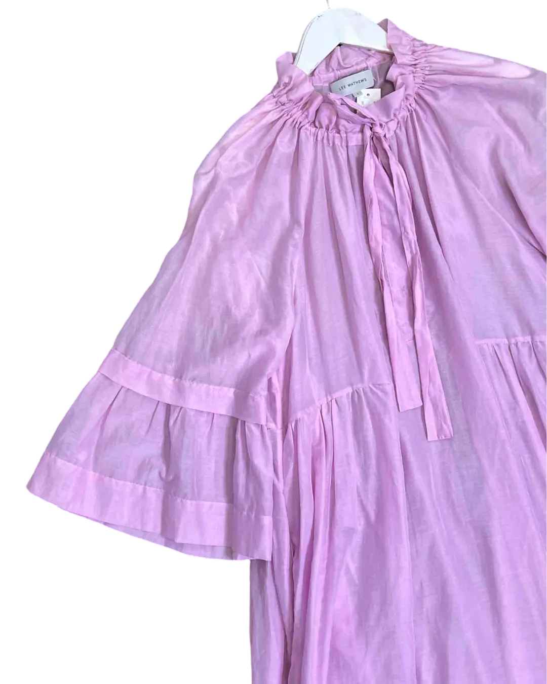 Size 1 (8) |  Lee Mathews Lilac Silk Cotton Dress