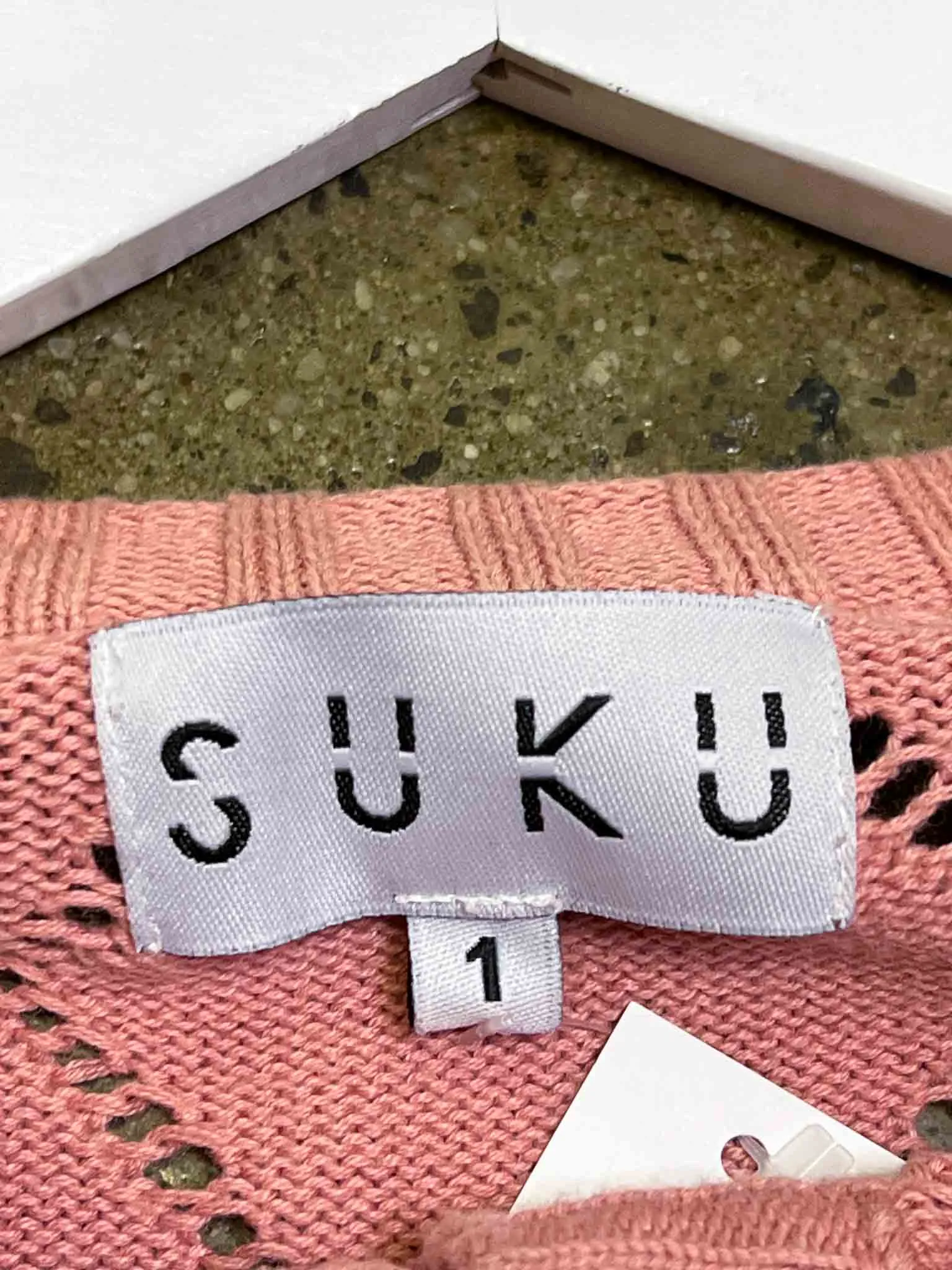Size 1 (8) | SUKU Eyelet Cotton Knit Cardi