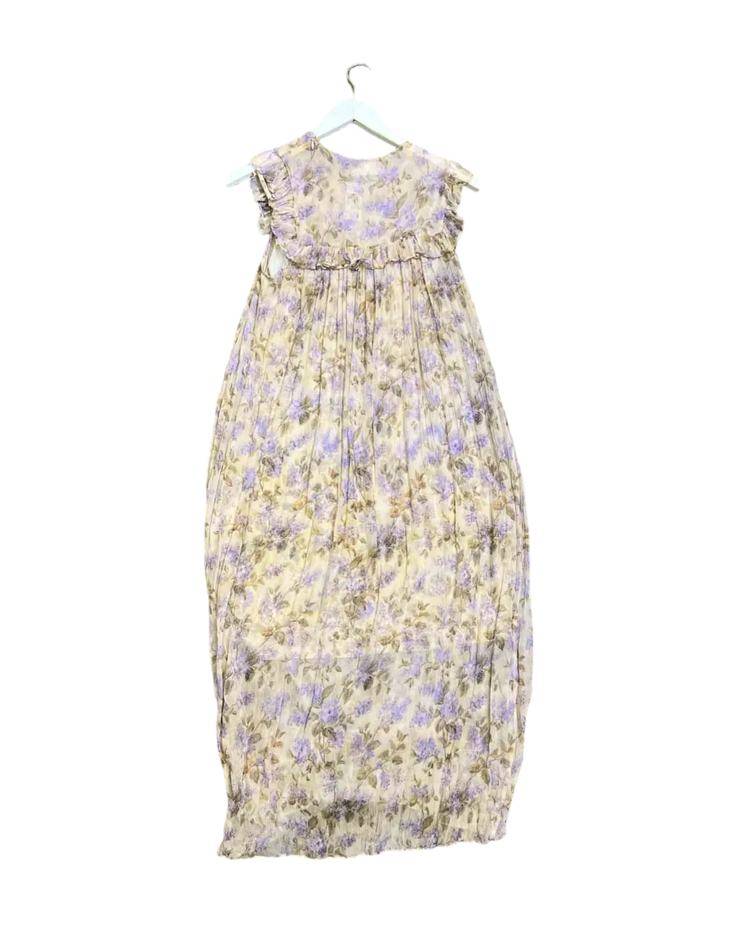Size 1 (8) | Zimmermann Stranded Bib Floral Midi Dress