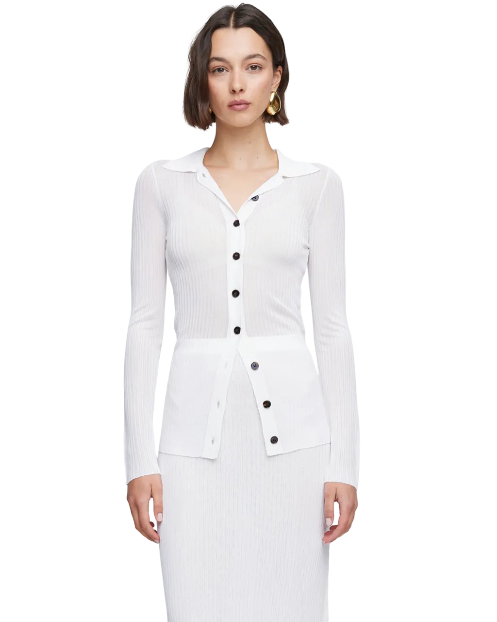 Size 10 | Anna Quan Knit Polo Top