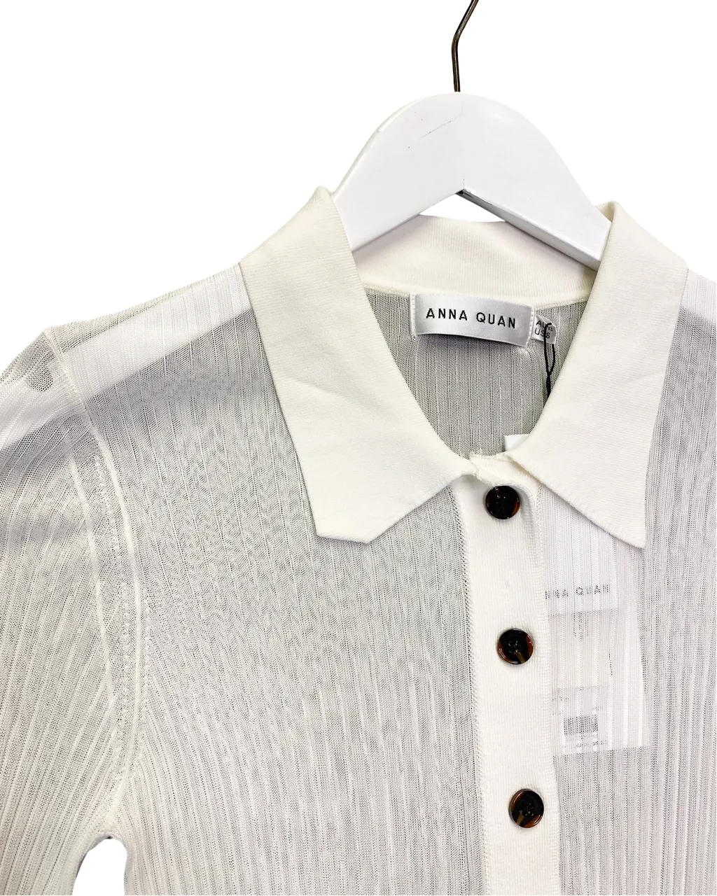 Size 10 | Anna Quan Knit Polo Top