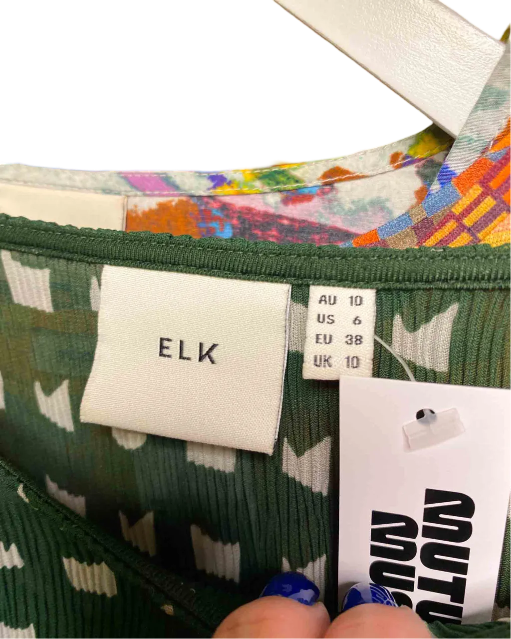 Size 10 | Elk Pleated Mini Dress