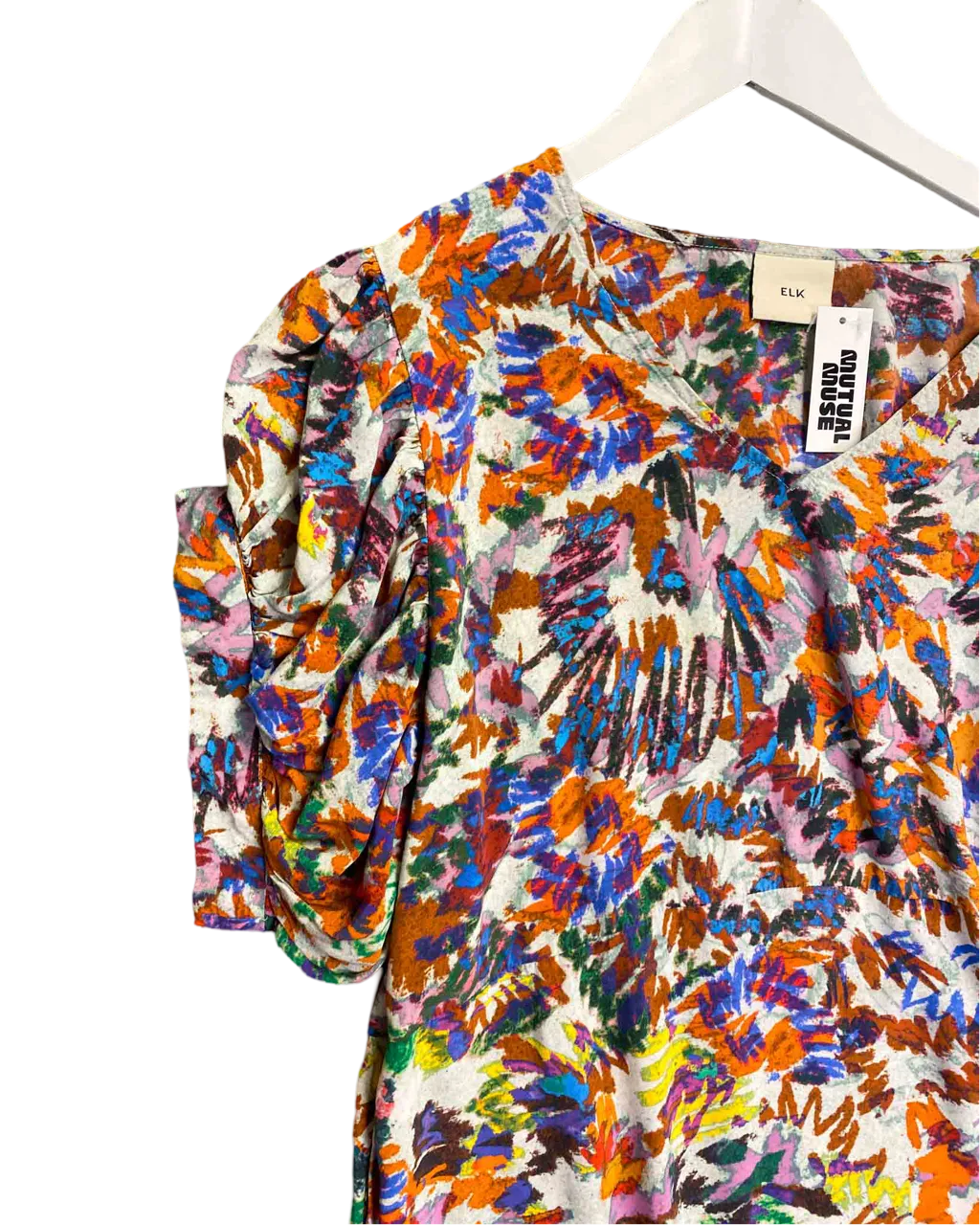 Size 10 | Elk Print Viscose Dress