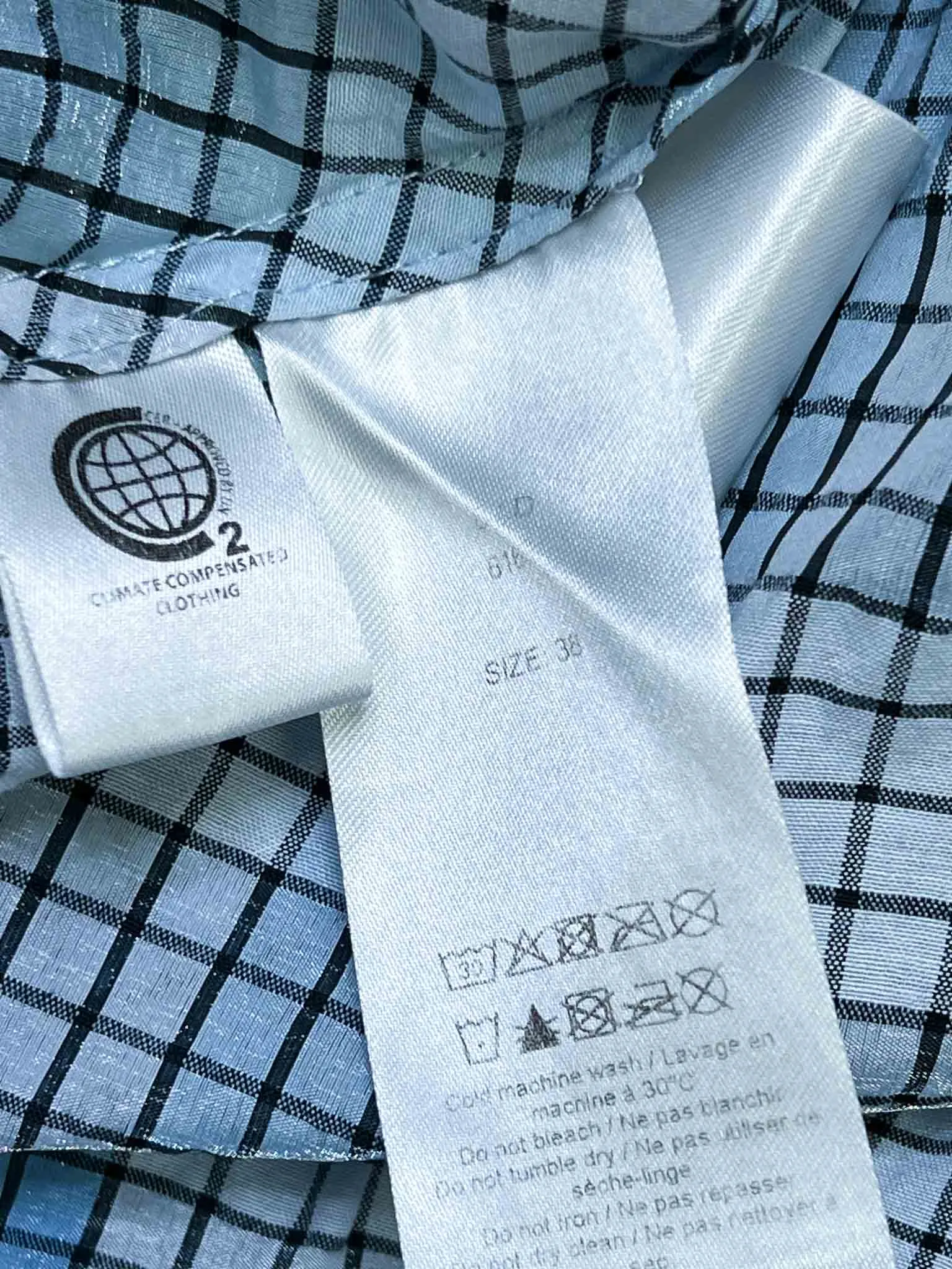 Size 10 | Ganni Seersucker Check Long Dress
