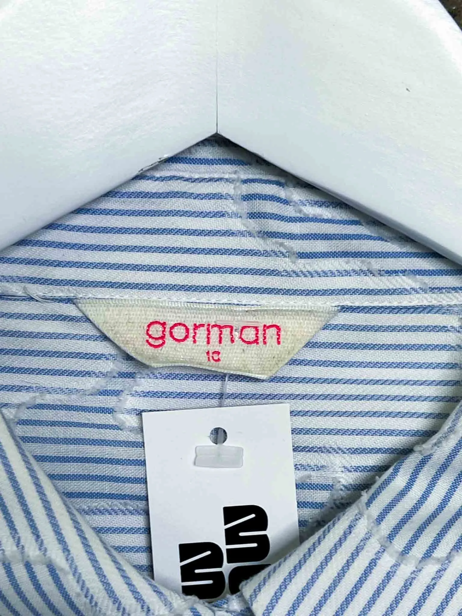 Size 10 | Gorman Textured Stripe Shirt