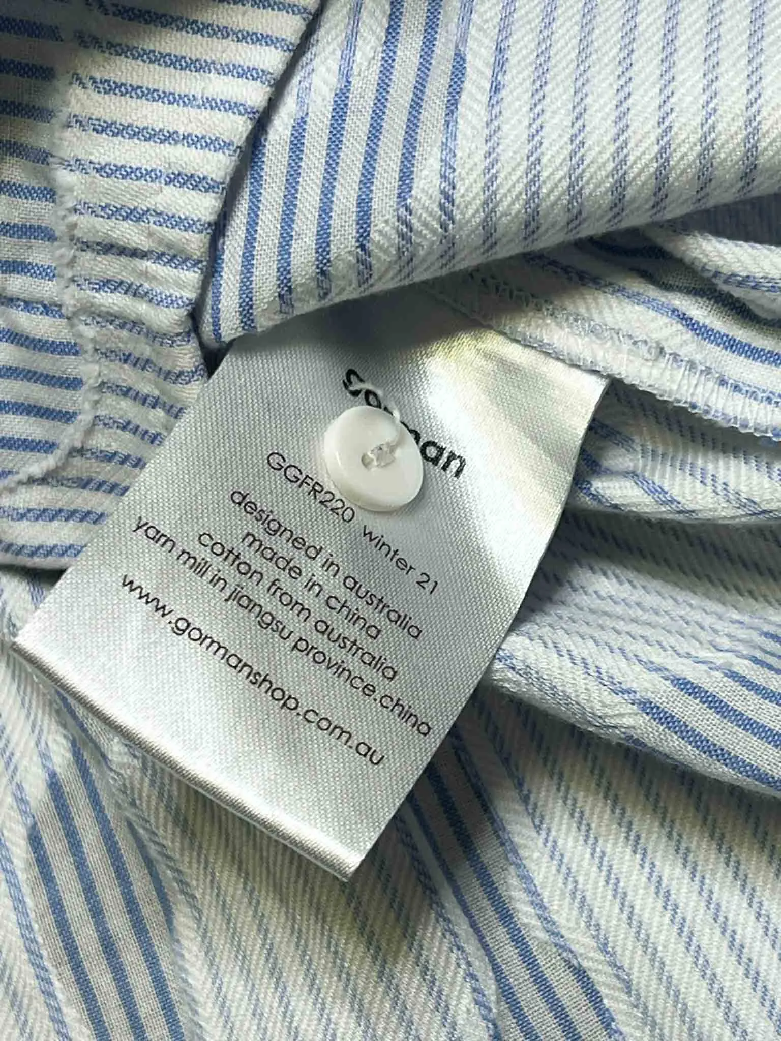 Size 10 | Gorman Textured Stripe Shirt