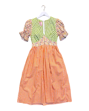 Size 10 | Molby The Label Check Midi Dress