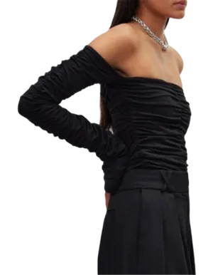 Size 12 (40) | ROHE Ruched Jersey Top