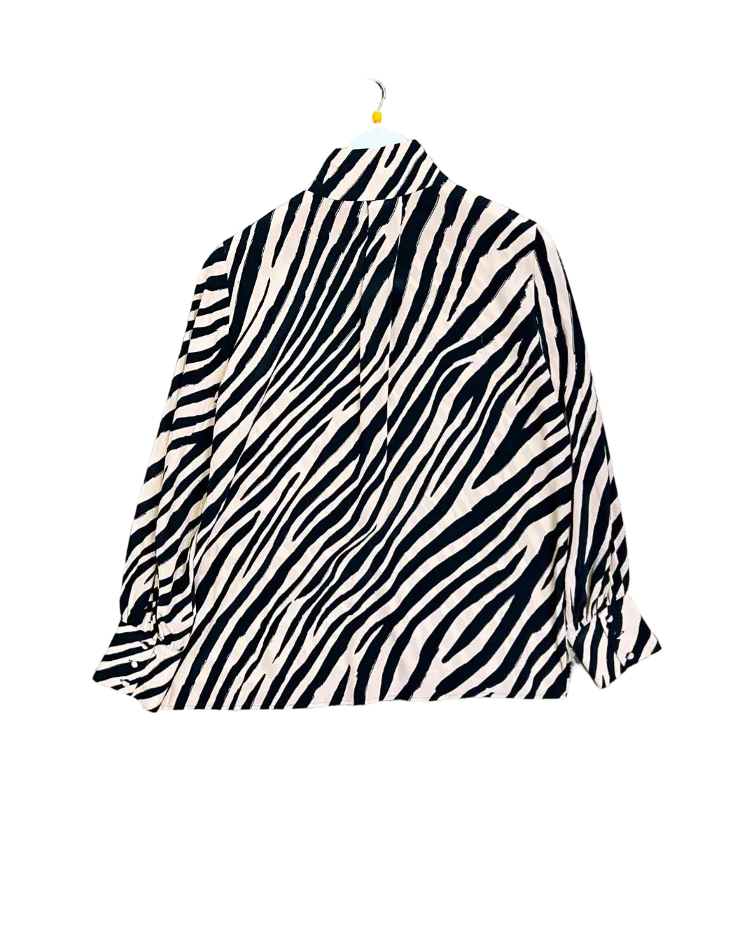 Size 12 | Husk Silk Zebra Print Top