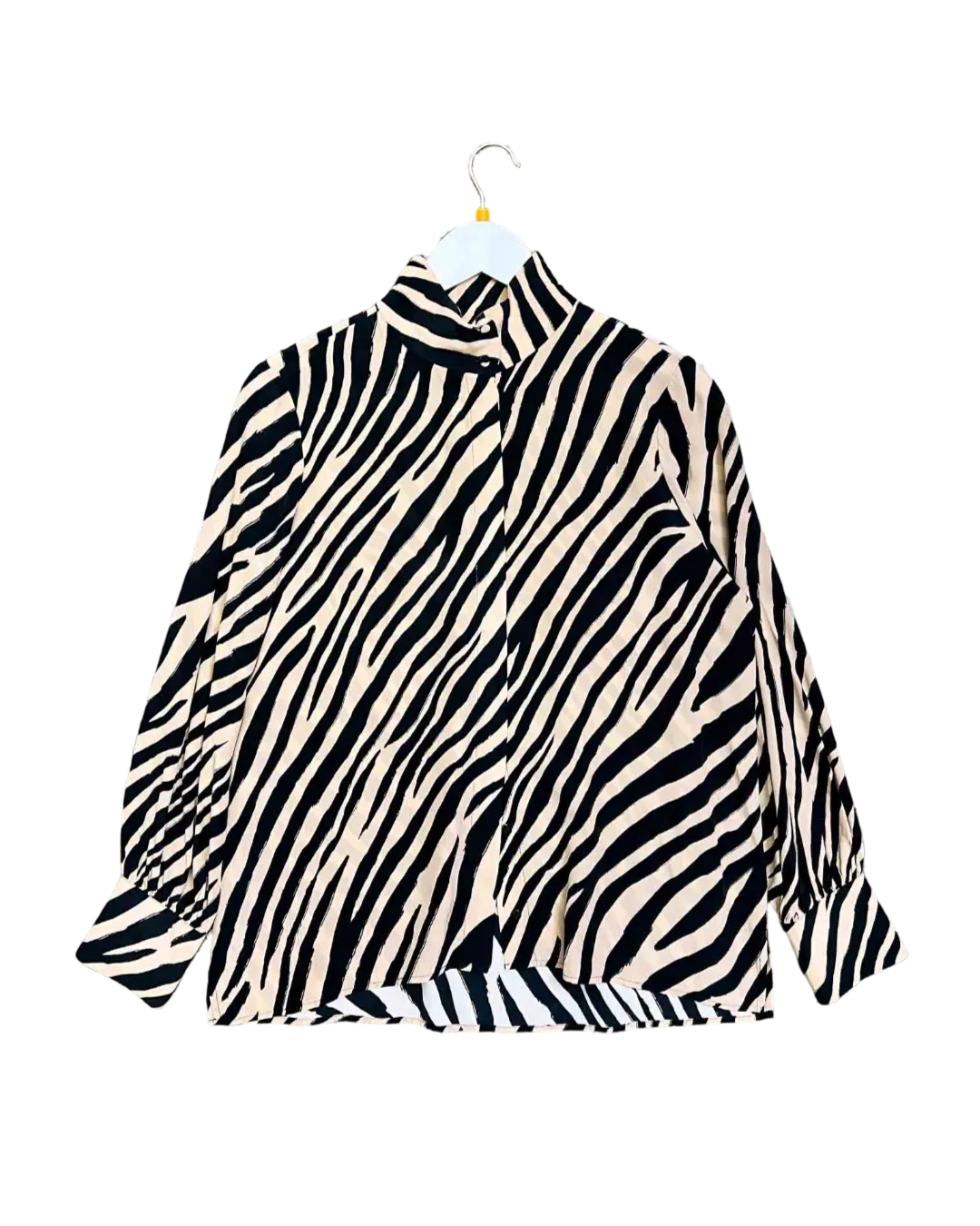 Size 12 | Husk Silk Zebra Print Top