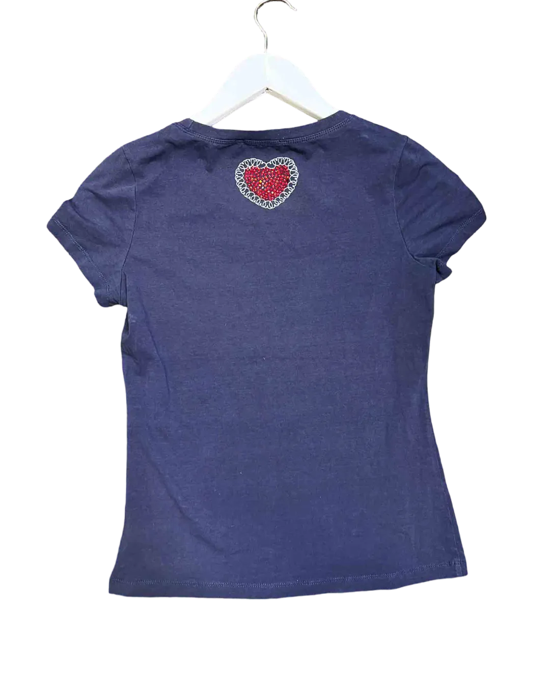 Size 12 | Love Moschino Diamante Studded Baby Tee