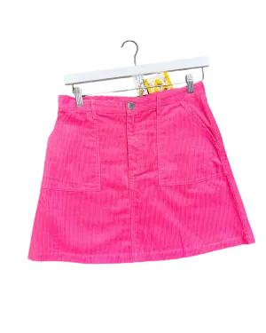 Size 12 | Lucy & Yak Pink Corduroy Skirt With Tags
