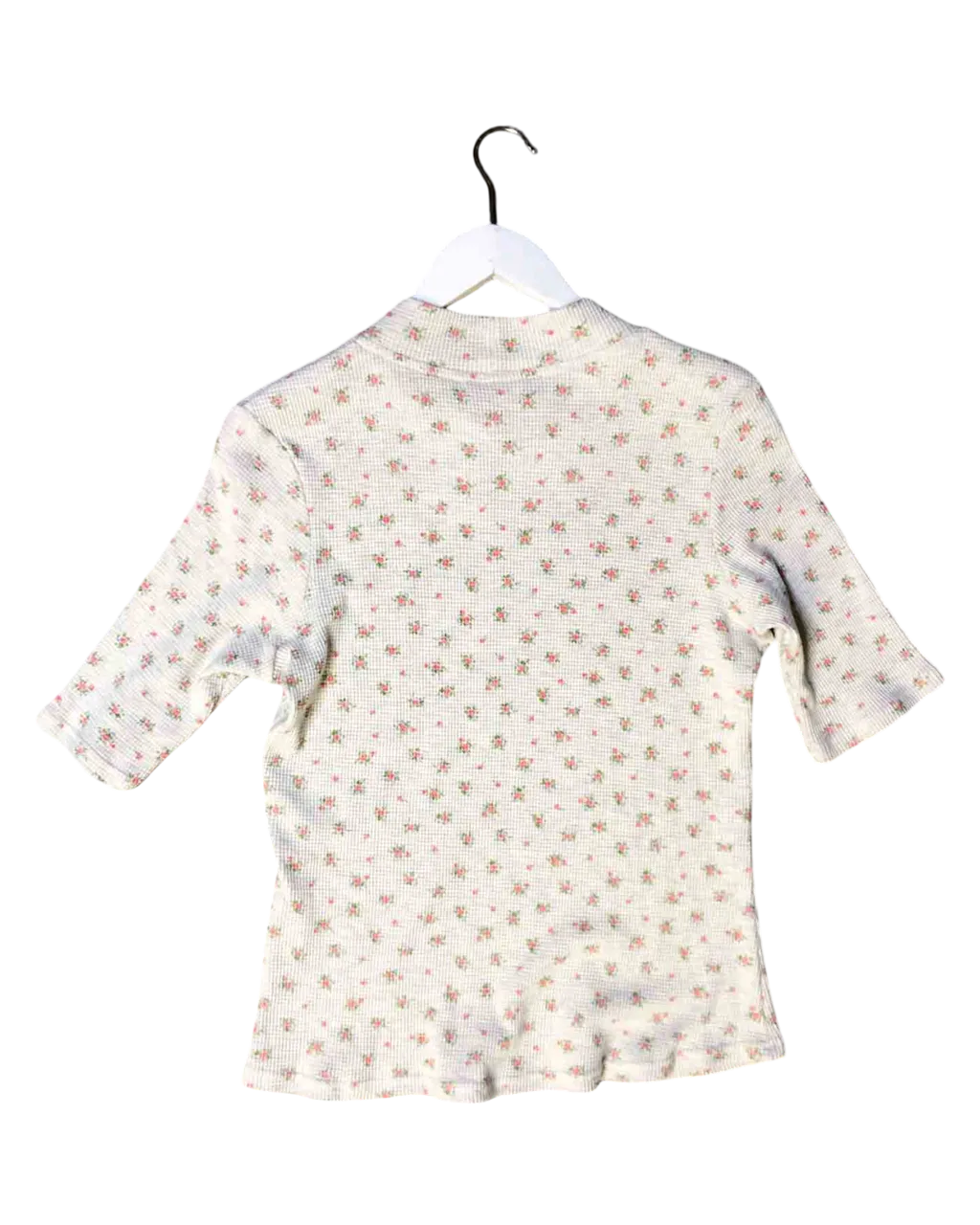 Size 12 | Obus Floral Waffle Knit T-Shirt