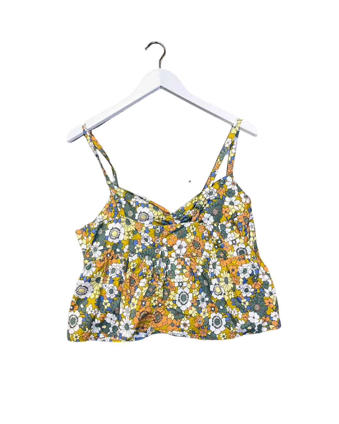 Size 14 |  Bul Floral Cropped Camisole Top