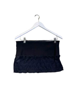 Size 14|  Highrack Black Lace Bandeau Top