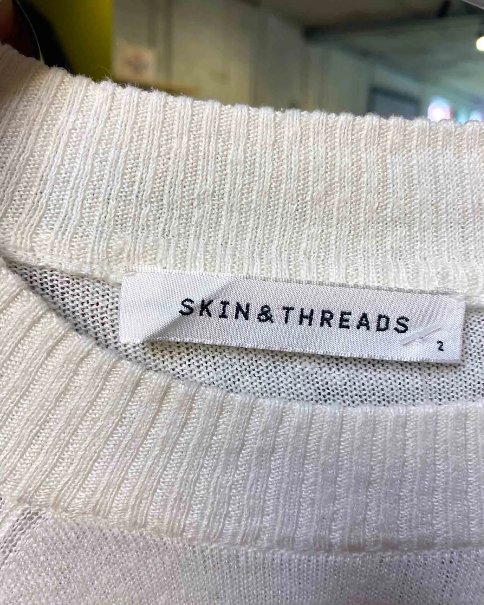 Size 2 (10) | Skin & Threads Linen Knit Top