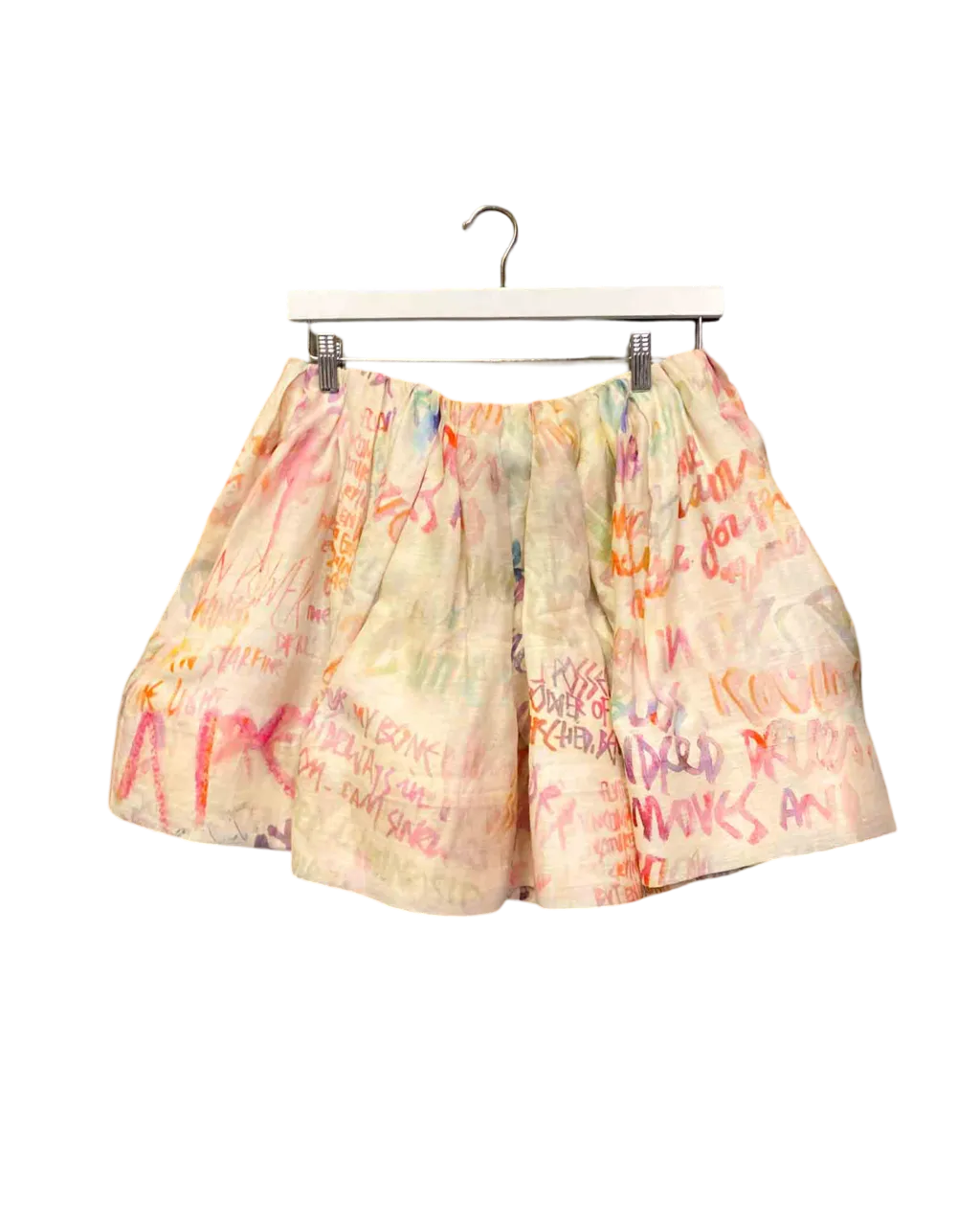 Size 2 (10) | Zimmermann Gathered Silk Mini Skirt