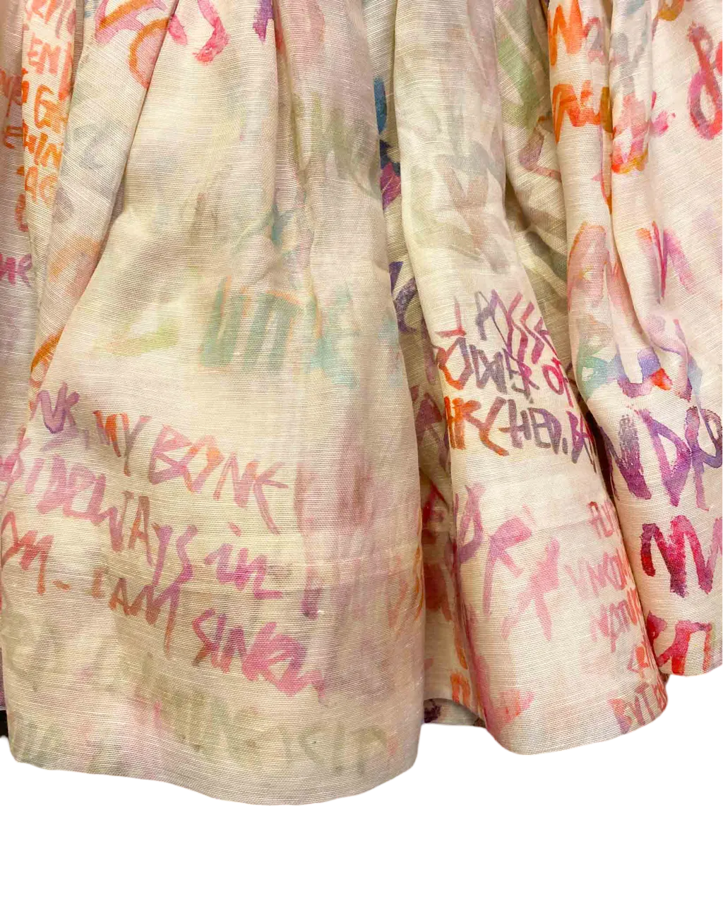Size 2 (10) | Zimmermann Gathered Silk Mini Skirt