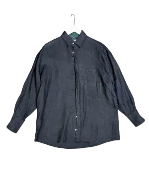 Size 2 (M) | Bassike Oversized Linen Shirt