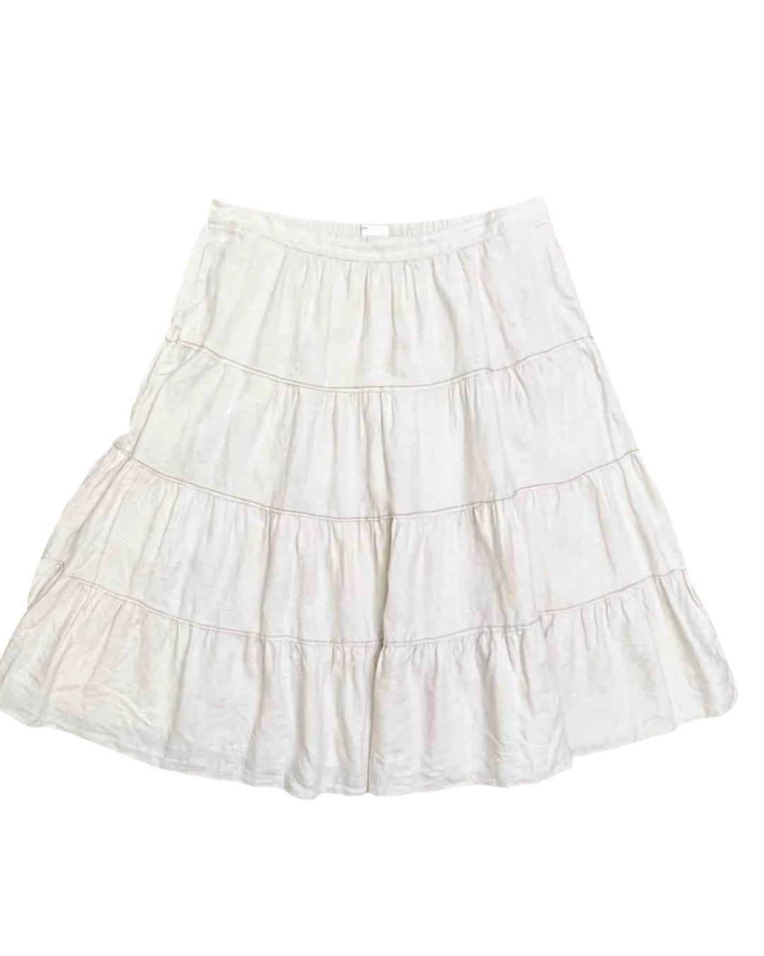 Size 22 | Commonry Tiered Linen Maxi Skirt
