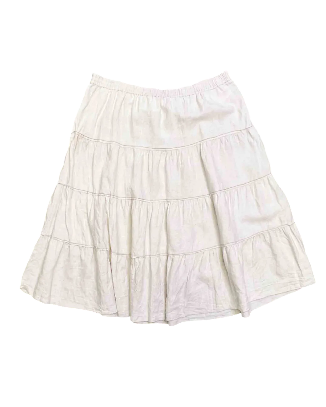 Size 22 | Commonry Tiered Linen Maxi Skirt