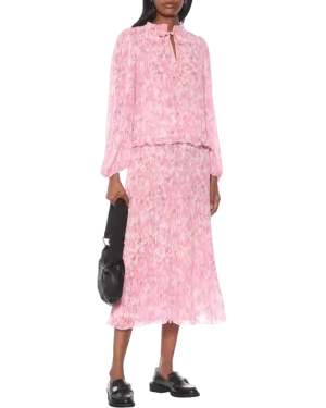 Size 36 (8) | Ganni Floral Georgette Skirt