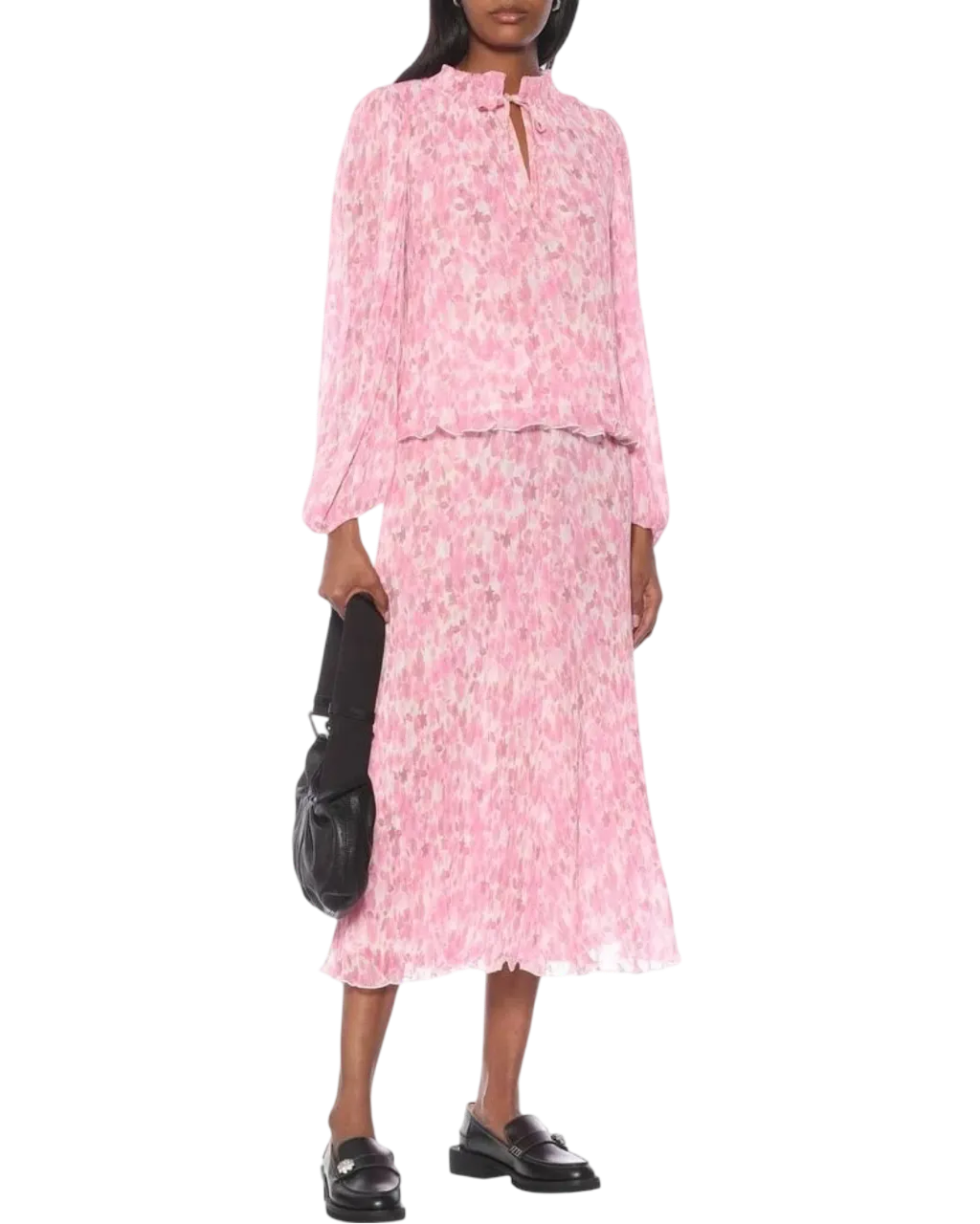 Size 36 (8) | Ganni Floral Georgette Skirt
