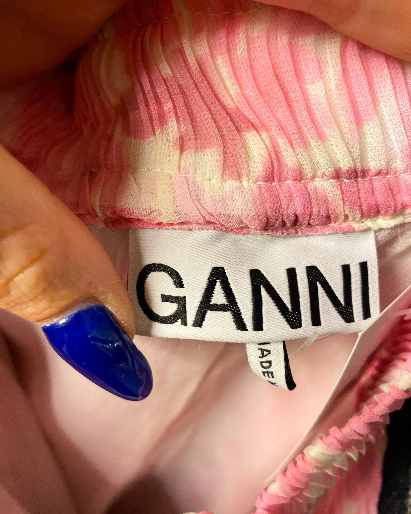 Size 36 (8) | Ganni Floral Georgette Skirt
