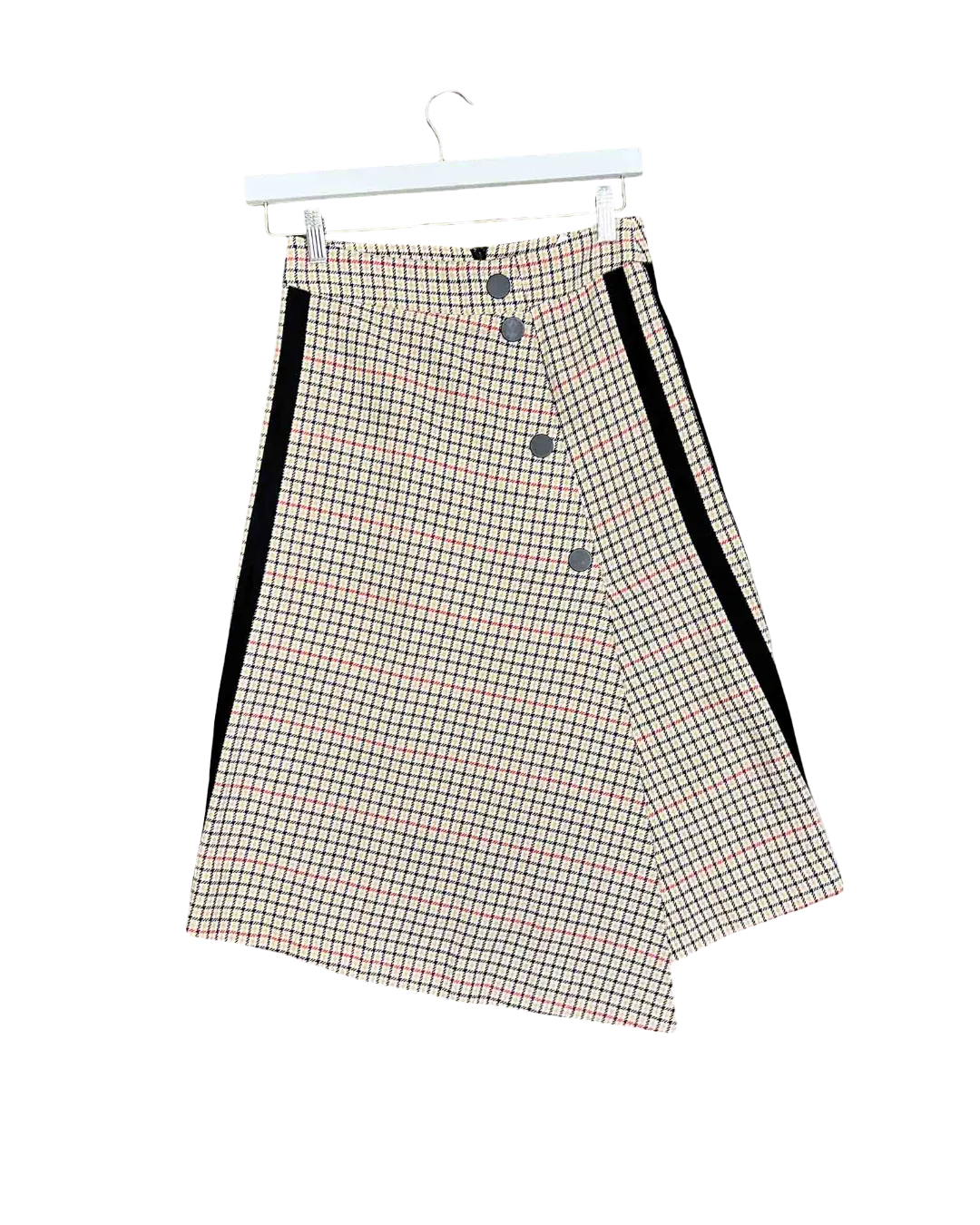 Size 36 (8) | Maje Houndstooth Midi Skirt