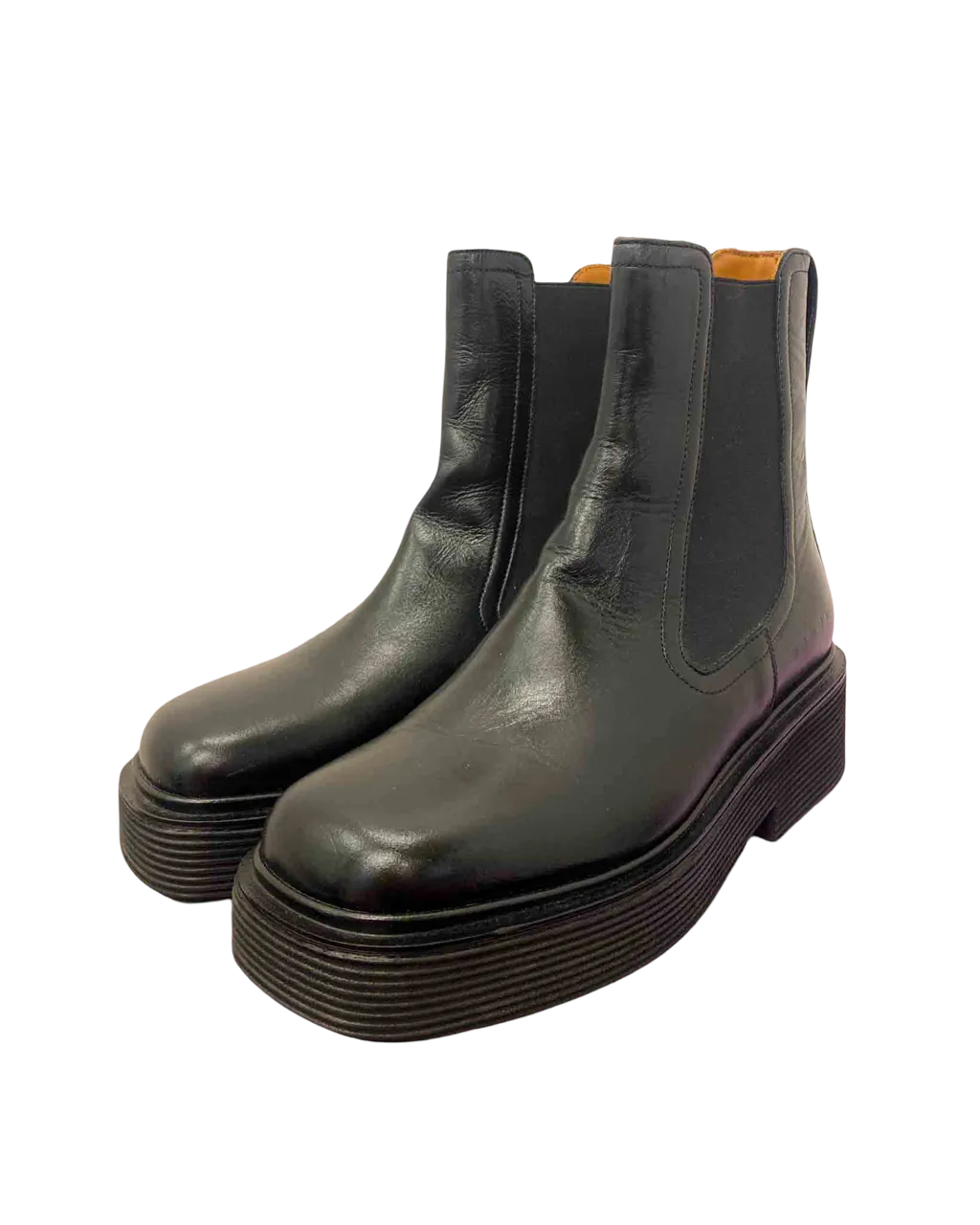 Size 37 | Marni Ridged Sole Chelsea Boots