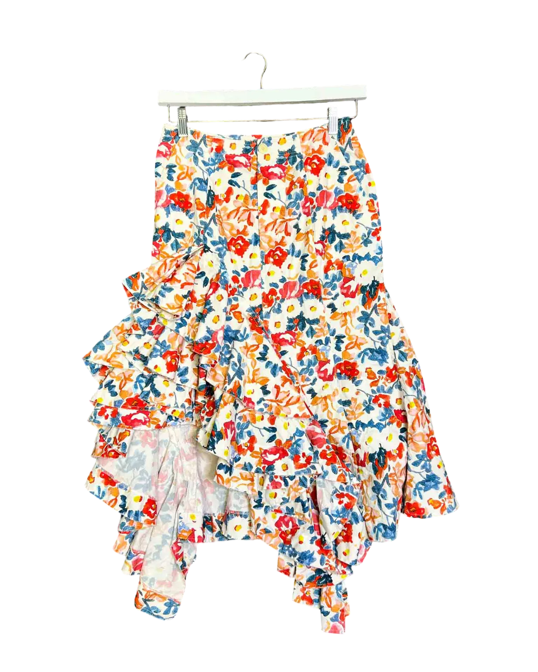 Size 38 (10) | JW Anderson Asymmetrical Floral Skirt