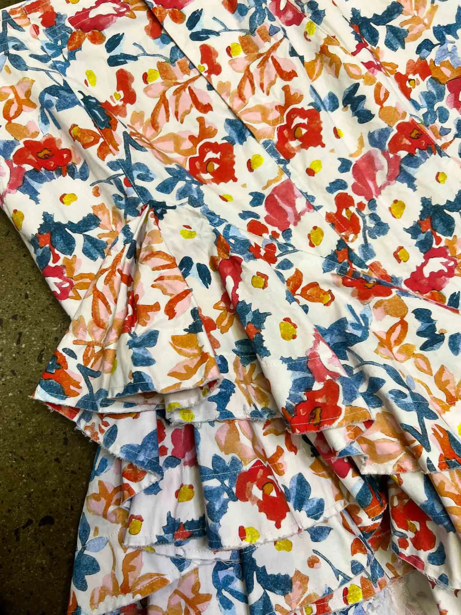 Size 38 (10) | JW Anderson Asymmetrical Floral Skirt