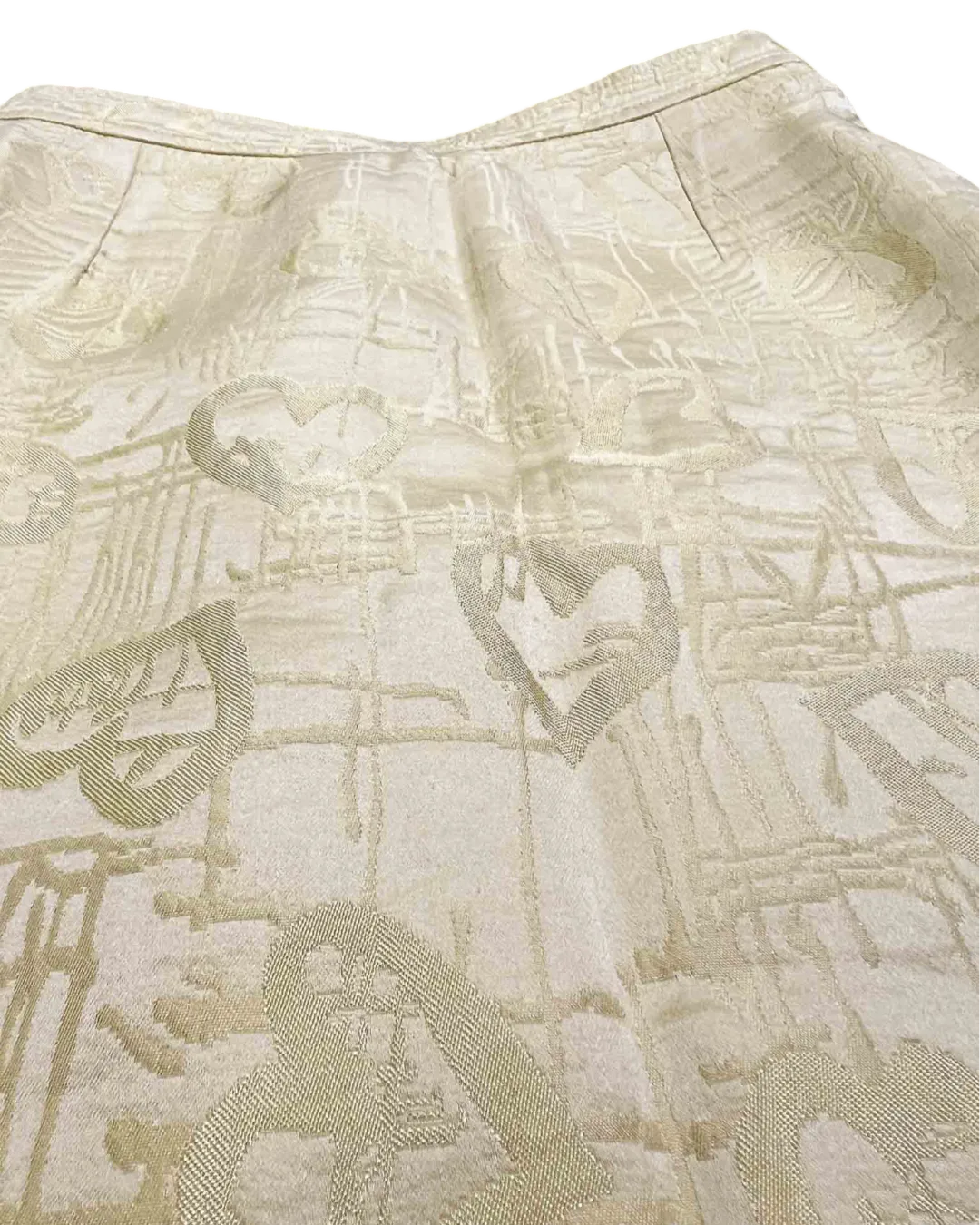 Size 42  (8/10) | Christian Lacroix Embossed Skirt