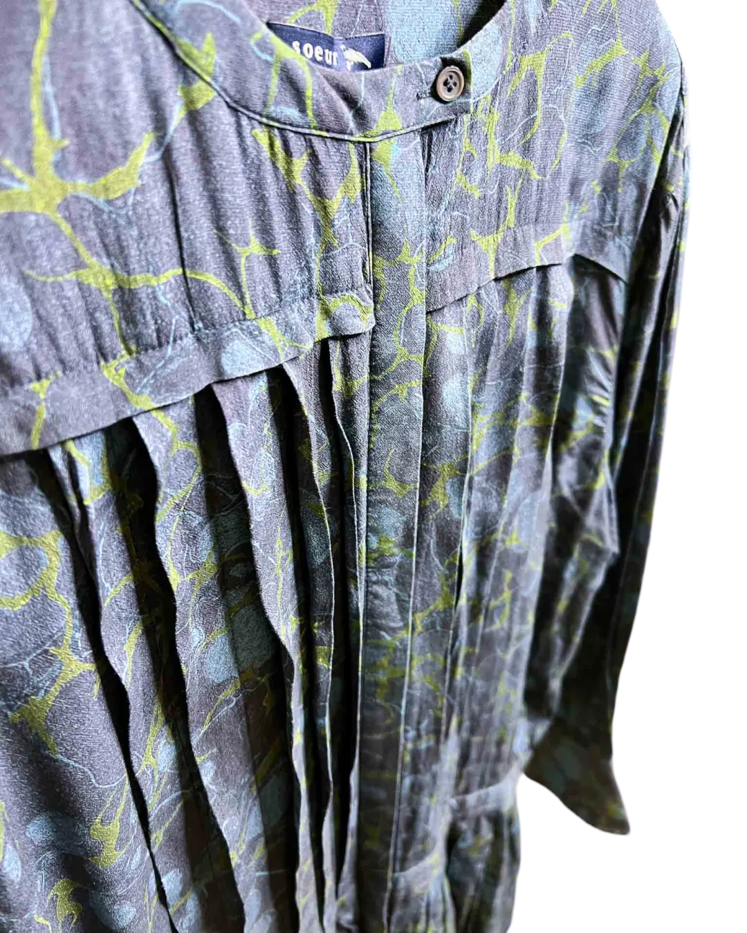 Size 42 (XL) | Soeur Floral Pleated Maxi Dress