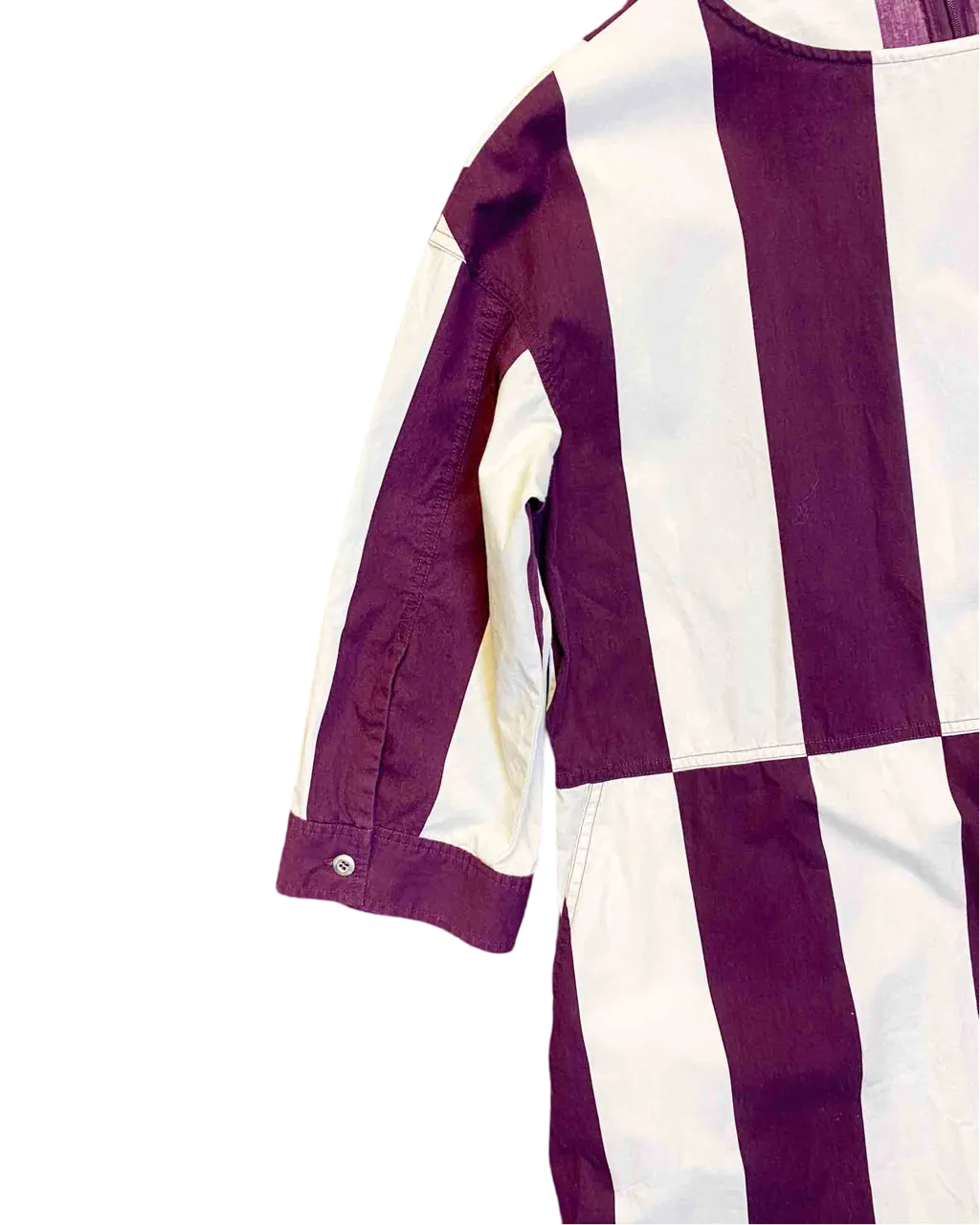 Size 44 (16) | Marimekko Striped Cotton Midi Dress