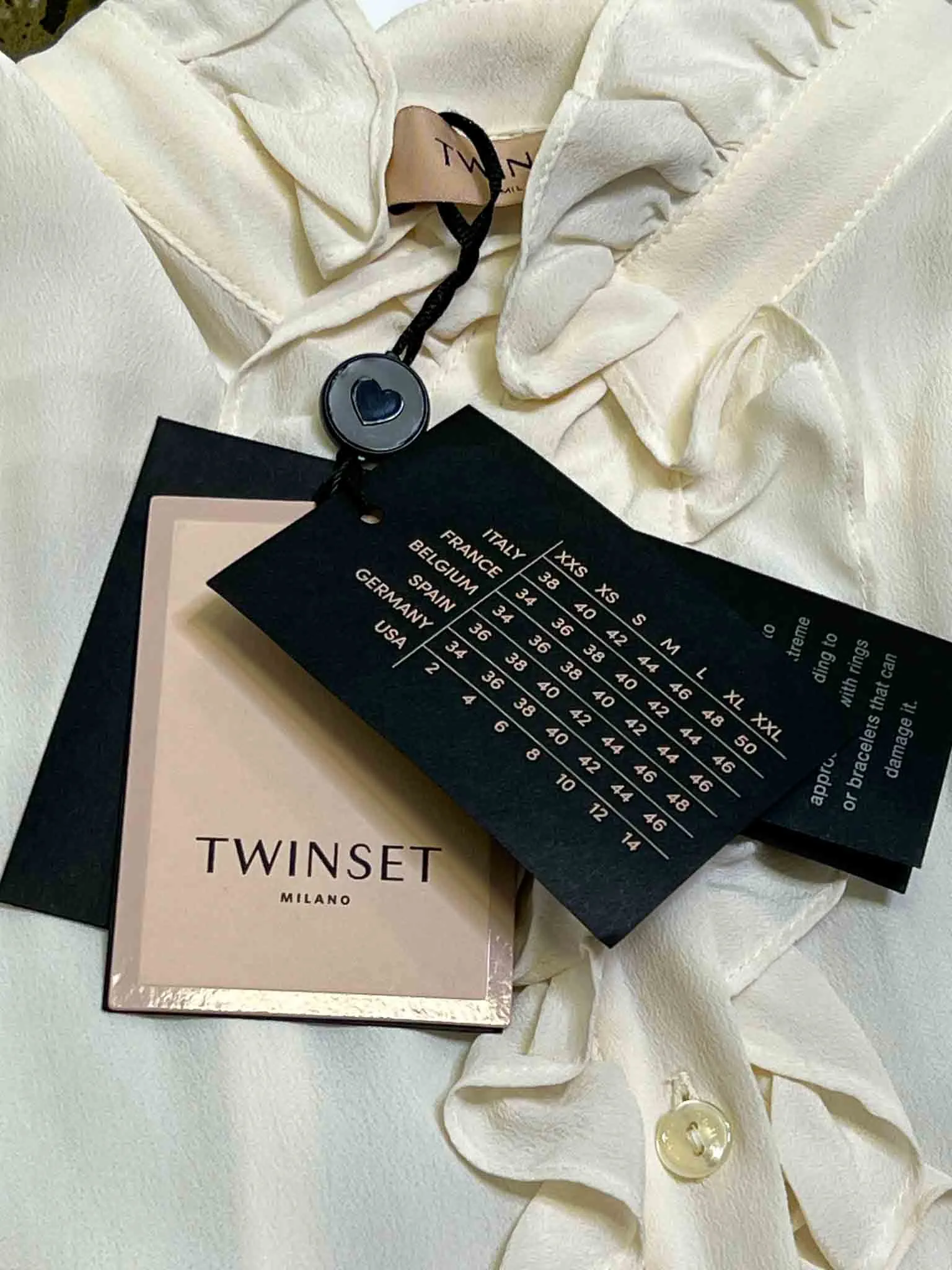 Size 44 (M) | Twinset Ruffle Blouse Top