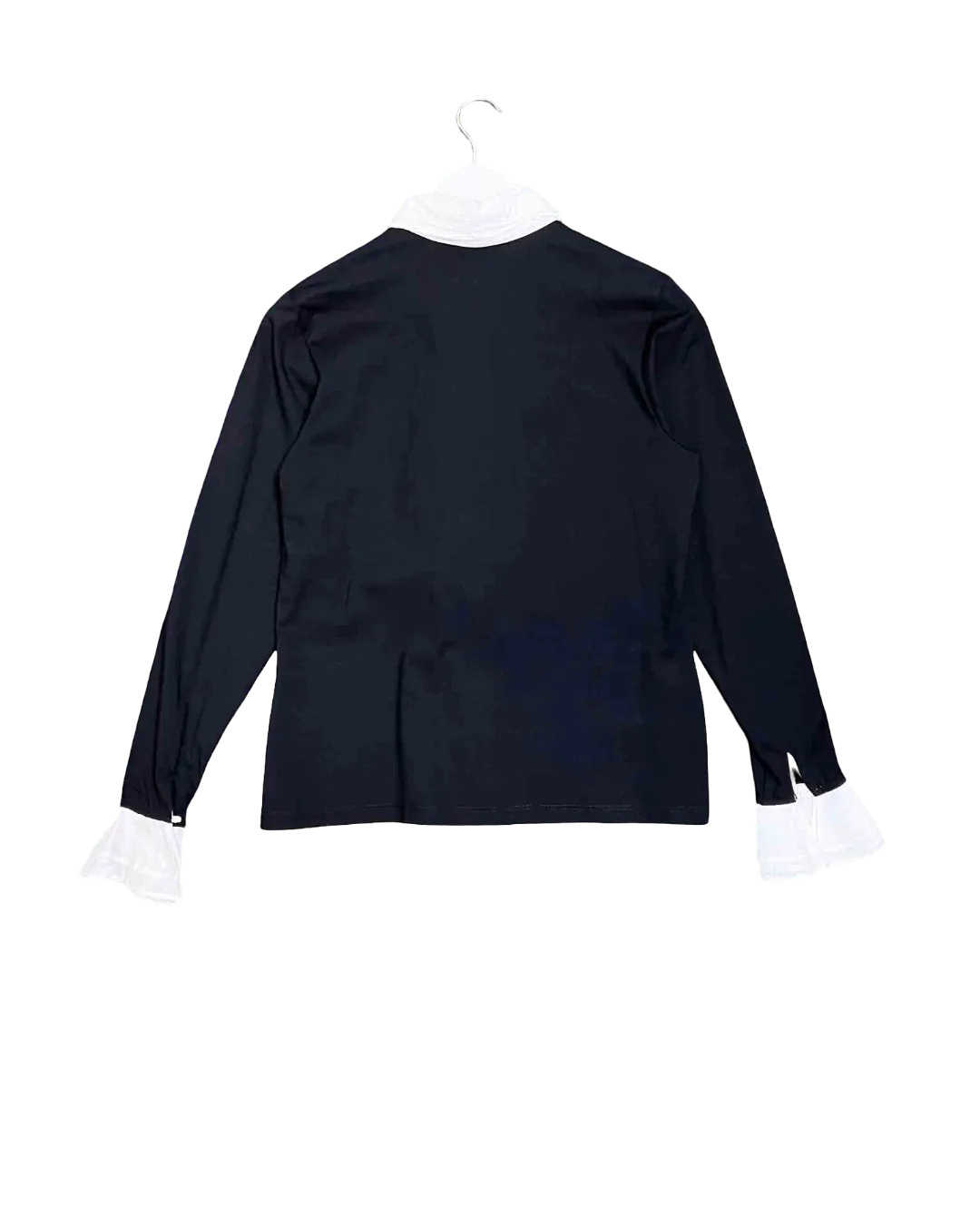 Size 44 (XL) | Anne Fontaine Ruffle Shirt