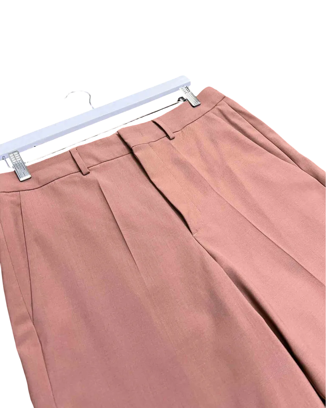 Size 48 (34) | Valentino Terracotta Wool Wide Leg Pants
