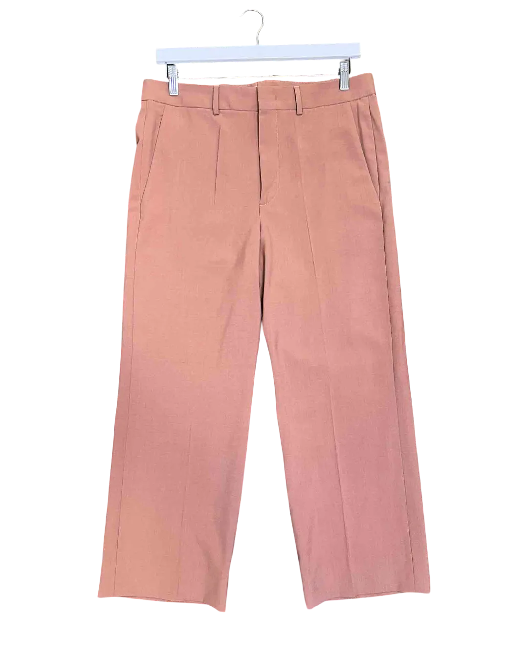 Size 48 (34) | Valentino Terracotta Wool Wide Leg Pants