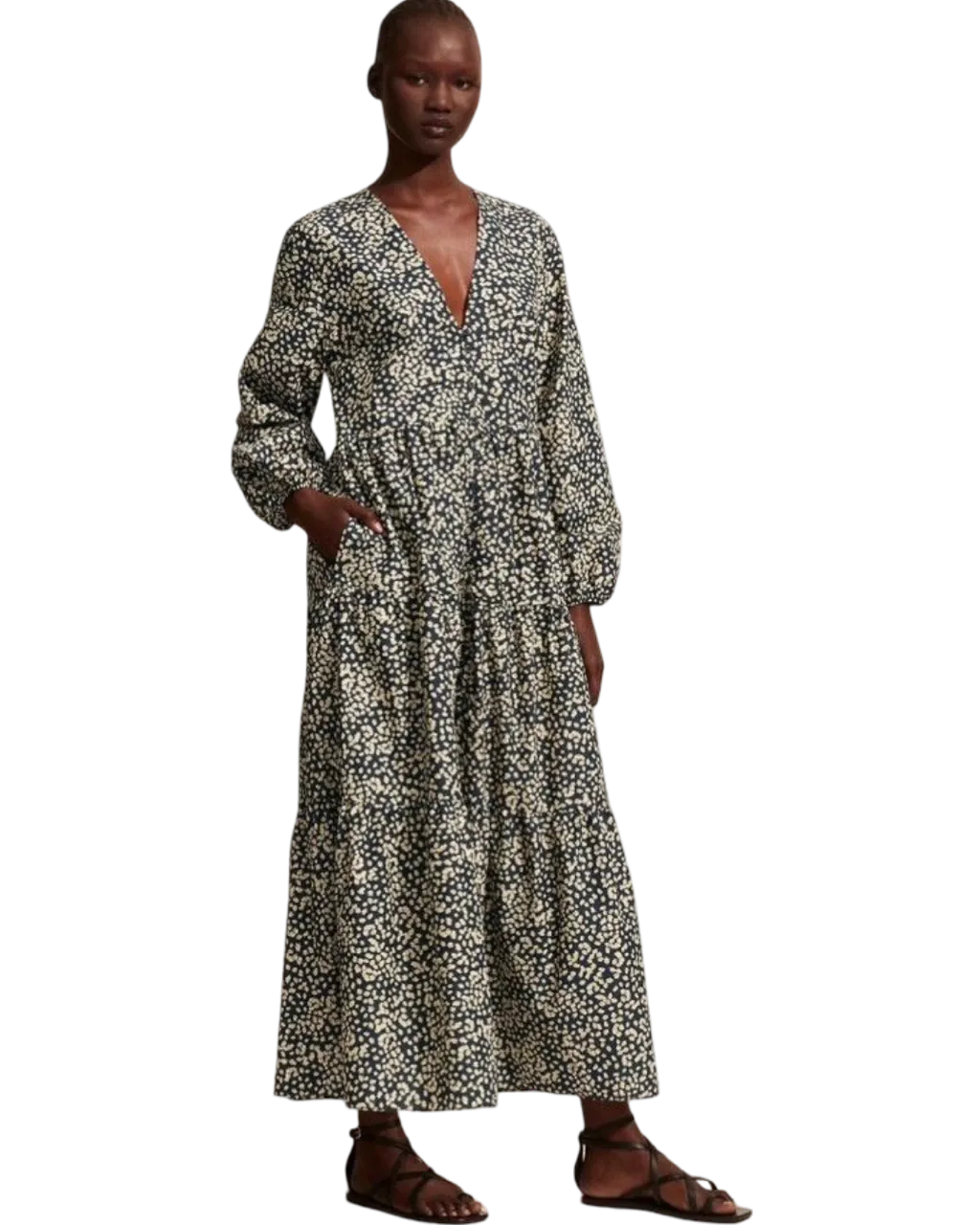 Size 5 (XL) | Matteau Cotton Floral Maxi Dress