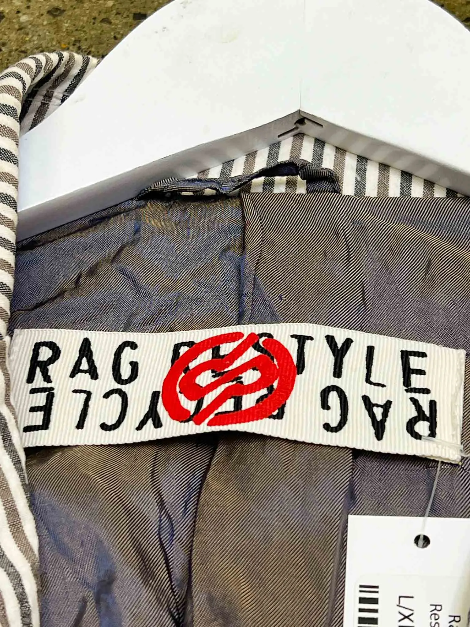 Size 50 (L) | Rag Restyle Striped Blazer