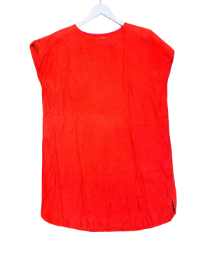 Size 6 | Kuwaii Burnt Orange Linen Dress