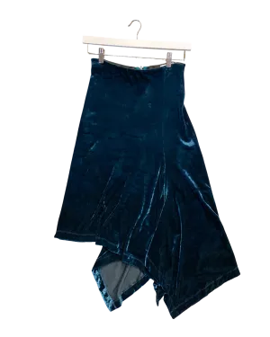 Size 6 | Scanlan Theodore Velour Asymmetrical Skirt