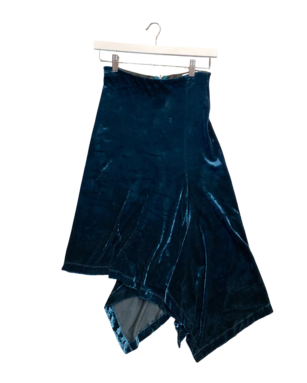 Size 6 | Scanlan Theodore Velour Asymmetrical Skirt