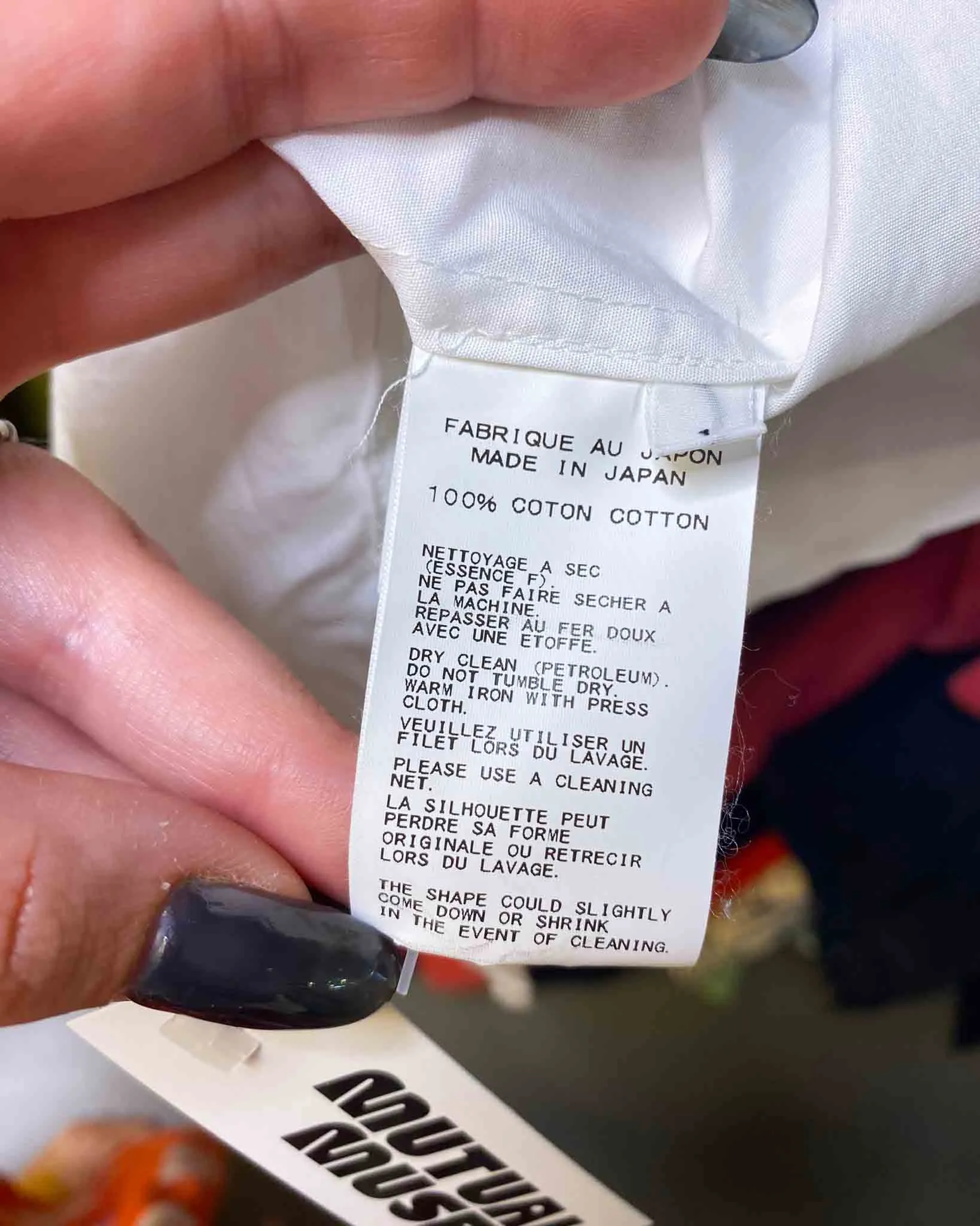Size 8 (1) | Yohji Yamato Cotton Regulation Shirt