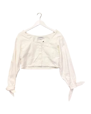 Size 8 | L.F Markey Linen Cropped Top