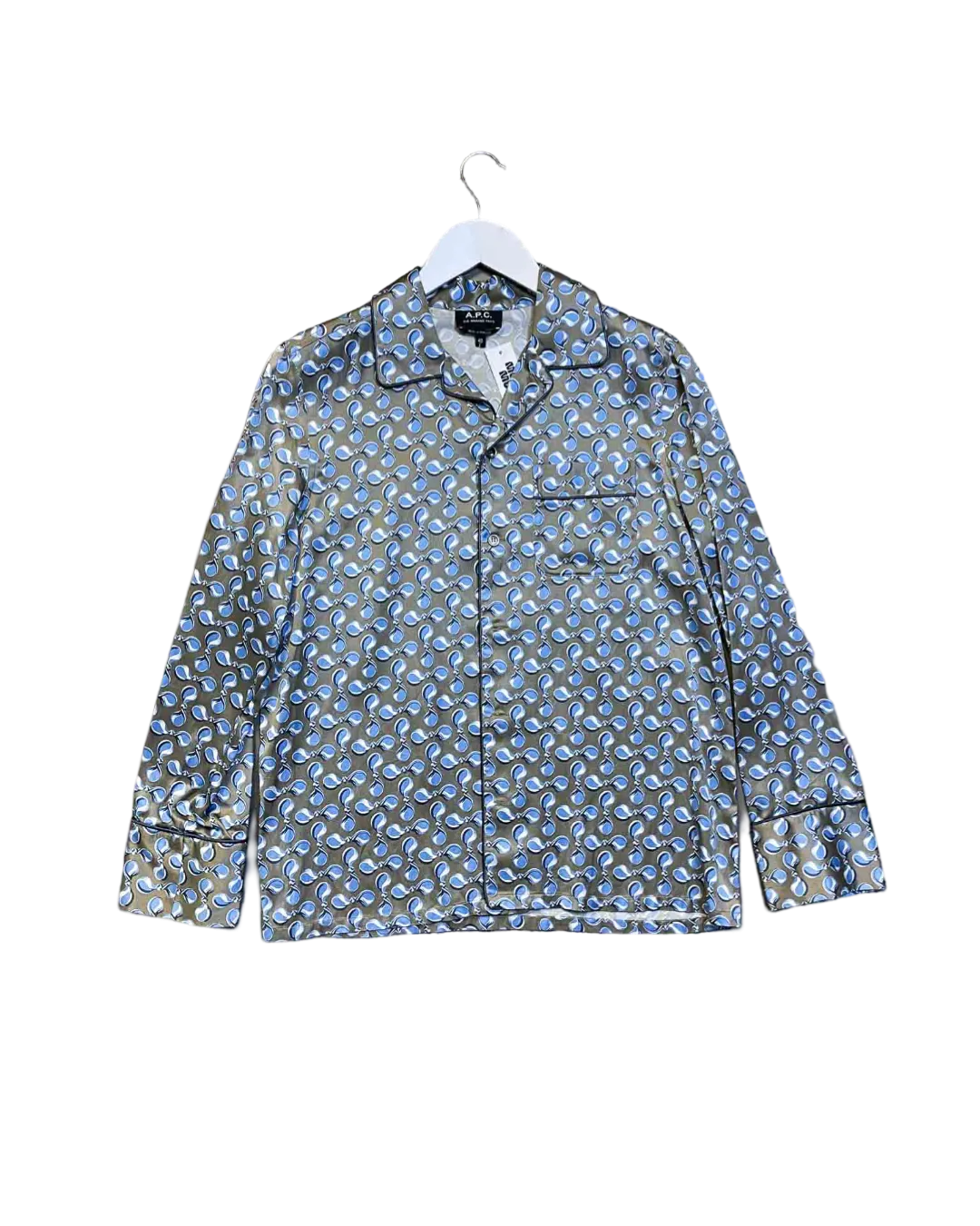 Size FR 40 (12) | A.P.C. Pajama Style Pattern Shirt